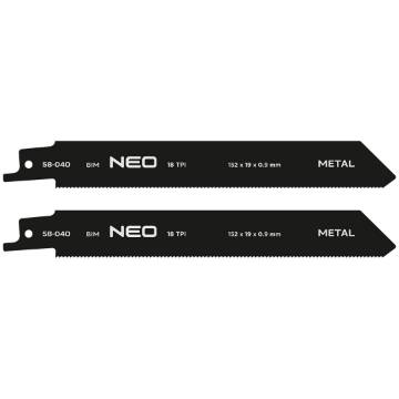 Sabre saw blade, BIM, 152 x 19 x 0.9 mm, 18TPI, cpl. 2 pcs.
