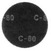 Abrasive mesh, velcro 180 mm, K80, 5 pcs for sander 59G263