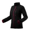 Women fleece sweatshirt, black, size M