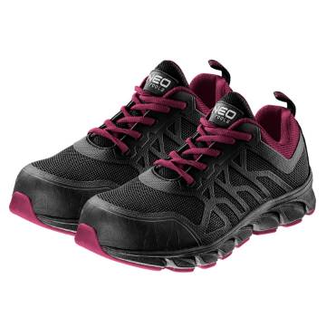 Women's work shoes, S1 PS SR FO, metal free, size 36