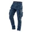 5 pockets work trousers DENIM, size XS