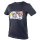 Printed T-shirt, motorbike, size S