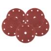 Velcro sanding discs  150 mm, P240, 5 pcs, with 9 holes for 04-721