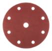 Velcro sanding discs  150 mm, P240, 5 pcs, with 9 holes for 04-721