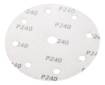 Velcro sanding discs  150 mm, P240, 5 pcs, with 9 holes for 04-721