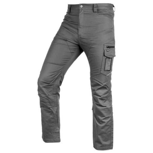 Mix&Match work trousers, Canvas, grey, size S