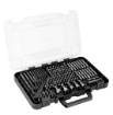 Drill and bit set, sockets, 120 pcs