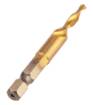 HSS TiN threading drill bit, M4 x 0.7 mm, Hex