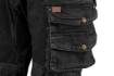 Work trousers DENIM, black, size XXL