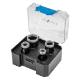 Diamond hole cutters (18, 22, 27, 35 mm), set 4 pcs