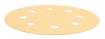 Sanding paper, velcro 180 mm, K180, 5 pcs, with 8 holes for sander 59G263