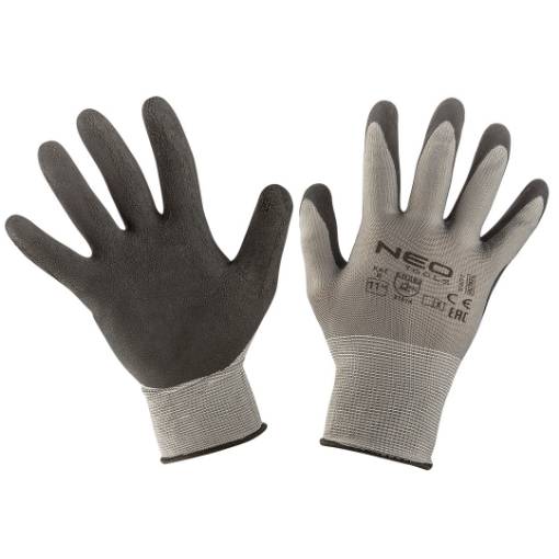 Work gloves, latex coated nylon(foam), 3141X, size 11