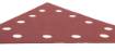 Sanding paper, velcro K180, triangular with 12 holes, 5 pcs for sander 59G264