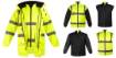 High visibility work jacket 5 in 1, insulated, yellow, size L