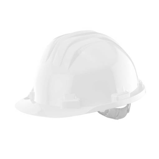Safety helmet certified, white