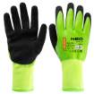 Insulated work gloves, latex coated polyester (2 layers), 3241X, size 8