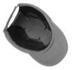 Baseball cap with reinforcement, grey, CE