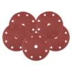 Velcro sanding discs  150 mm, P180, 5 pcs, with 9 holes for 04-721