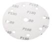 Velcro sanding discs  150 mm, P180, 5 pcs, with 9 holes for 04-721