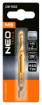 HSS TiN threading drill bit, M5 x 0.8 mm, Hex