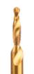HSS TiN threading drill bit, M5 x 0.8 mm, Hex