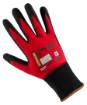 Ultraflex work gloves, nylon-spandex, polymethylnitrile (foam) coating, 4131X, size 9