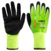 Insulated work gloves, latex coated polyester (2 layers), 3241X, size 9