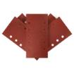 Sanding paper, velcro 115 x 230 mm, K180, 5 pcs, with holes