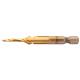 HSS TiN threading drill bit, M3 x 0.5 mm, Hex