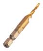 HSS TiN threading drill bit, M3 x 0.5 mm, Hex