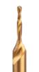 HSS TiN threading drill bit, M3 x 0.5 mm, Hex