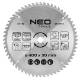Saw blade, widia, 400 x 30 mm, 60 teeth
