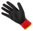 Work gloves, latex-covered polyester (crincle), 3131X, size 10