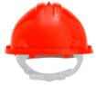 Safety helmet certified, red
