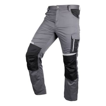 Mix&Match work trousers, grey and black, size XS