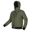 Insulated jacket with hood OUTDOOR, green, size XXL