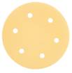 Sanding paper, velcro 225 mm, K180, 5 pcs, with 6 holes for sander 59G264, 59G265
