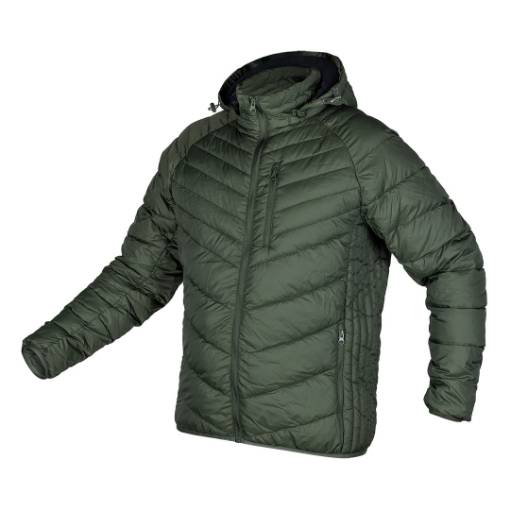 Mix&Match jacket, quilted, down, lightweight, olive-black, size XL