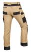 Mix&Match work trousers, Canvas, Cordura reinforcements, beige and black, size XXXL