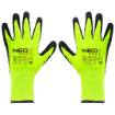 Insulated work gloves, latex coated nylon, 4142X, size 10