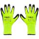 Insulated work gloves, latex coated nylon, 4142X, size 8