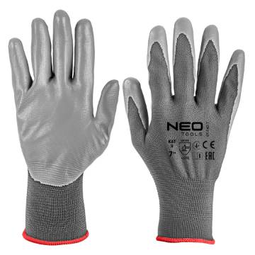 Work gloves, PU-coated polyester, 4131X, size 7