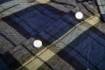 Flannel men shirt, dark blue-olive-black, size S