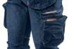 5 pockets work trousers DENIM, size XXXL