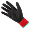 Work gloves, latex-coated polyester (crincle), 3131X, size 8
