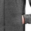 OUTDOOR zip-up sweatshirt, pique, grey, size M