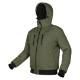Insulated jacket with hood OUTDOOR, green, size M