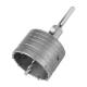 Carbide hole cutter 85 mm with HEX adapter and pilot drill bit
