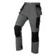 Mix&Match work trousers, 4 way stretch, with holsters, Cordura, grey/black, size XXL