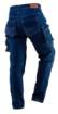 Work trousers DENIM, knee reinforcements, size S